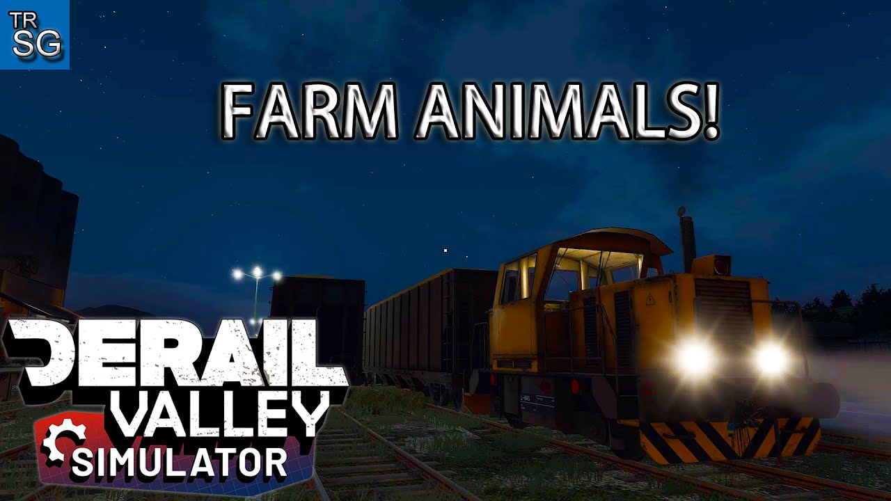 Derail Valley Simulator - Hauling 300 tons of Farm Animals! #8