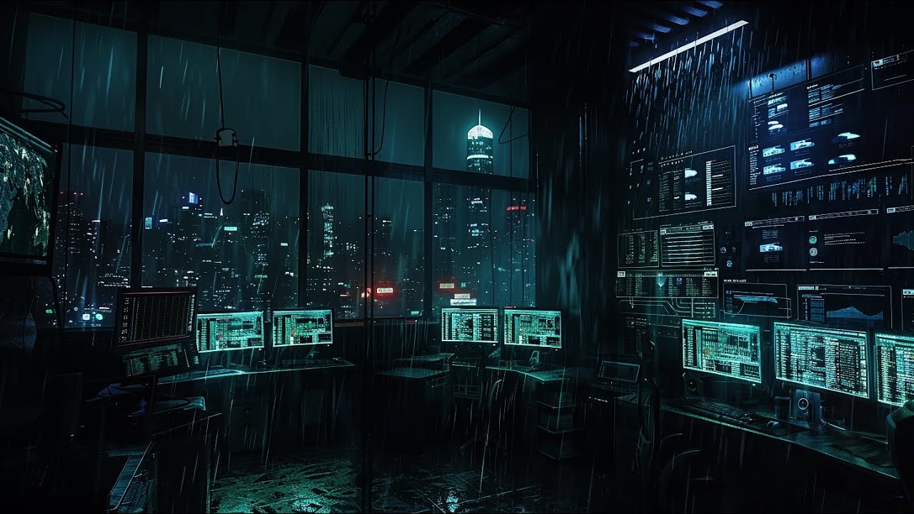 Late Night Trading Room &mdash; Relaxing Music To Study At Night (2 Hours) 