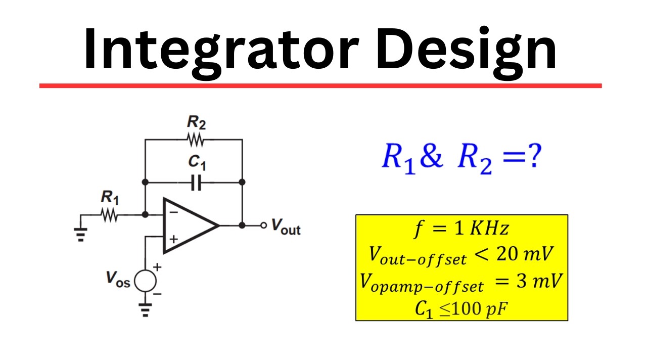 Designing Integrator with OPAMP