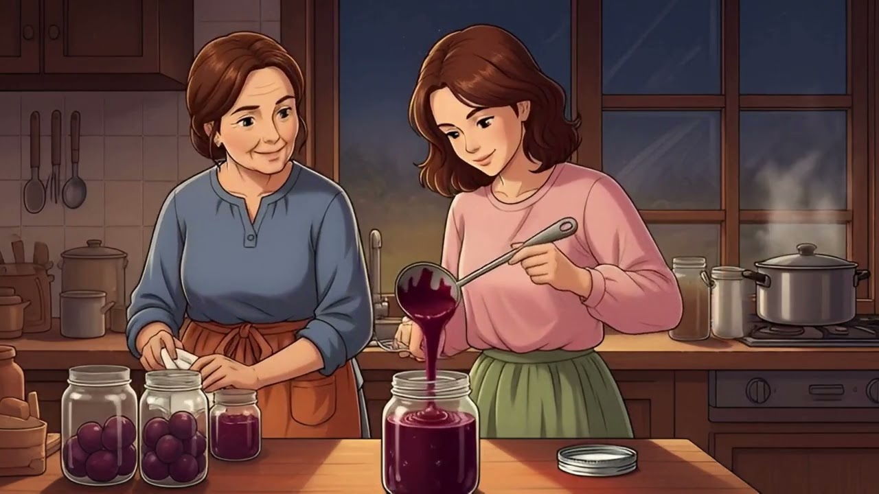 Golden Fields & Plum Jam | A Quiet Evening Meal Together 🍑🍚