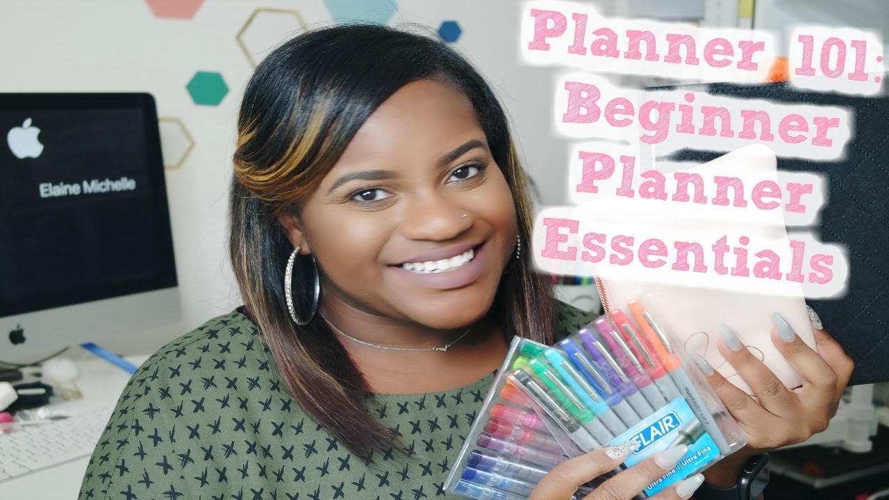 Planner 101: Beginner Planner Essentials | Travel Friendly  | E.Michelle