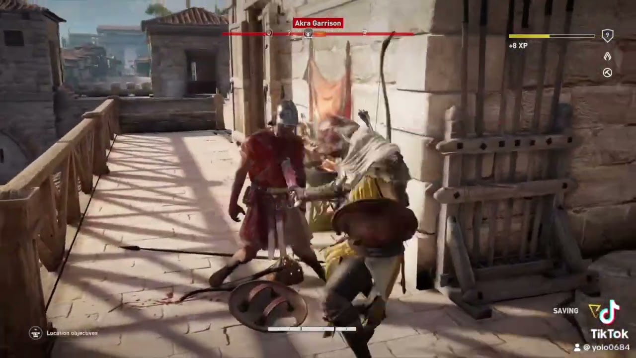 #assassin creed org  incredible fight with commander.😱 #game #ps4 #adventures #history #nature