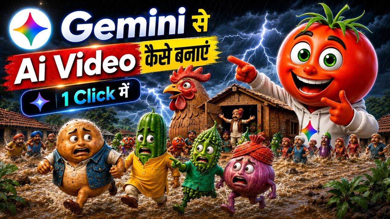 Gemini me Video Kaise Banaye | Google Gemini se Video Kaise Banaen | Ai Video Kaise Banaye Gemini se