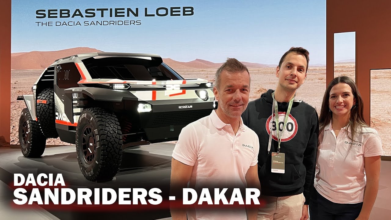 DACIA SANDRIDER - La voiture du DAKAR par Dacia et Prodrive + Interview avec Sébastien LOEB