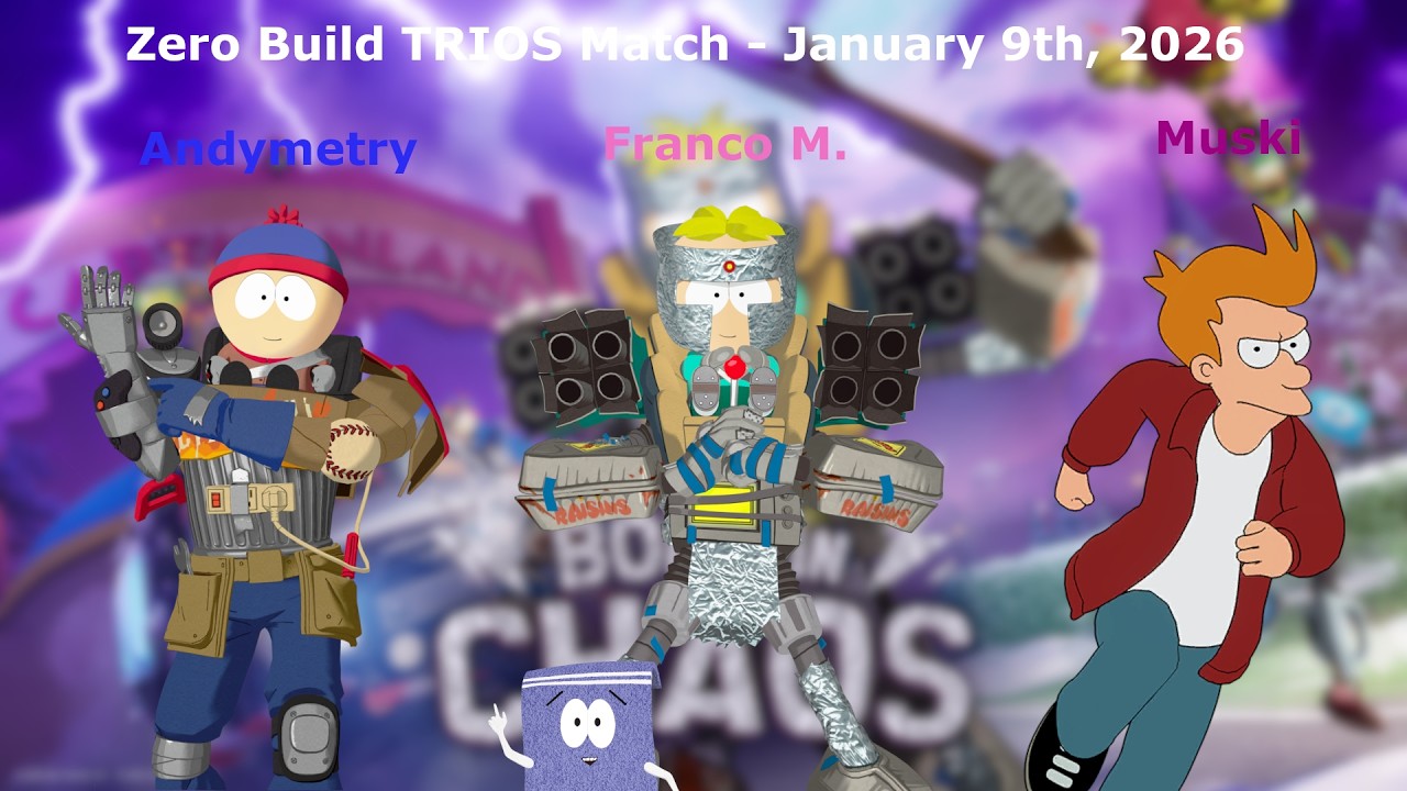 Now let's bring the chaos - ZB TRIOS Match ft Andymetry & Muski - January 9th, 2026