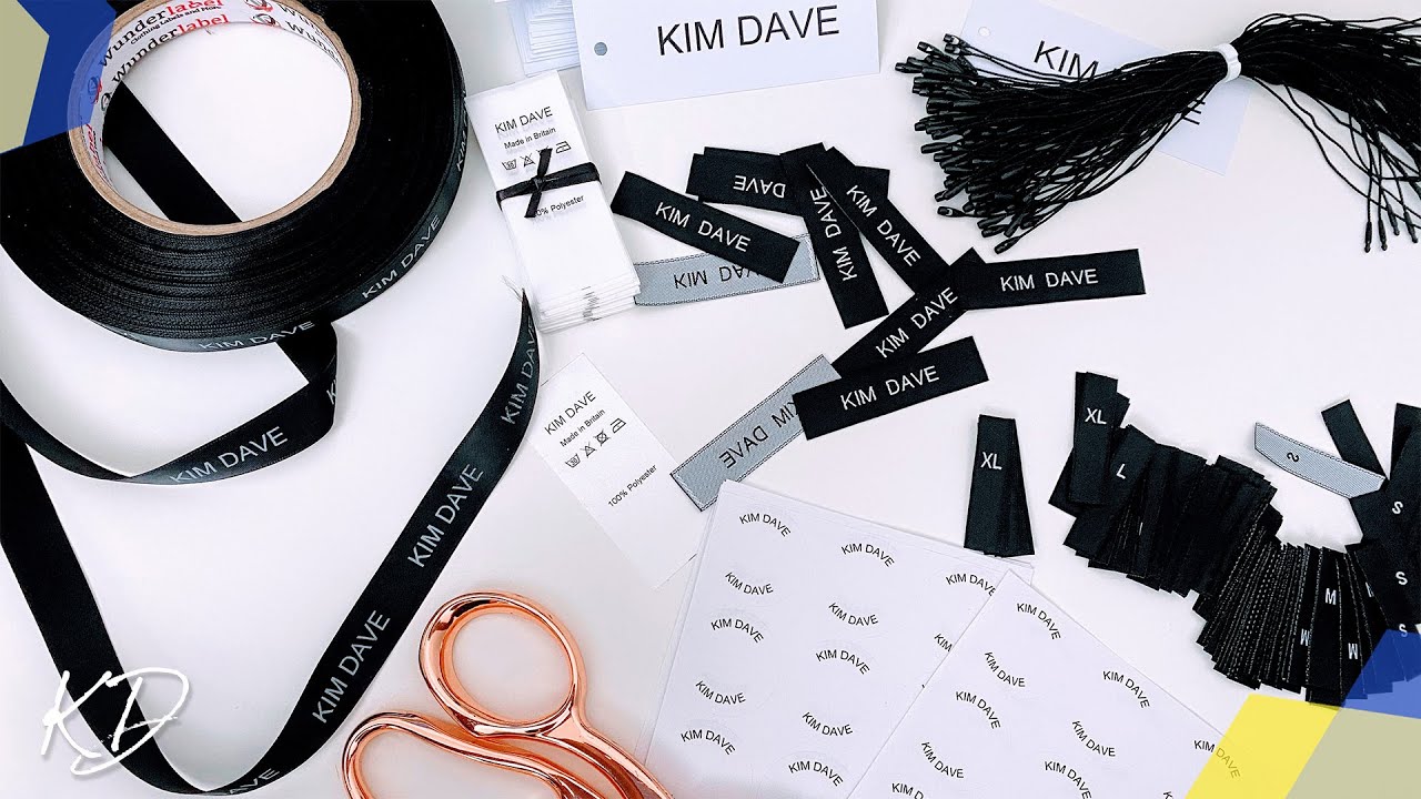 COULD THESE BE THE BEST CUSTOM GARMENT LABELS ONLINE? NEW SEWING SUPPLIES | KIM DAVE
