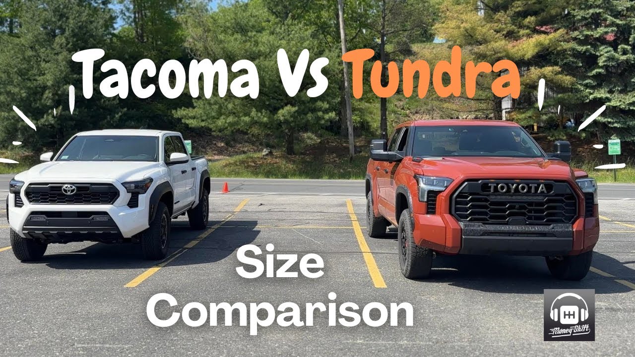 Toyota Tacoma и Tundra 2024 года: ОКОНЧАТЕЛЬНОЕ сравнение размеров!