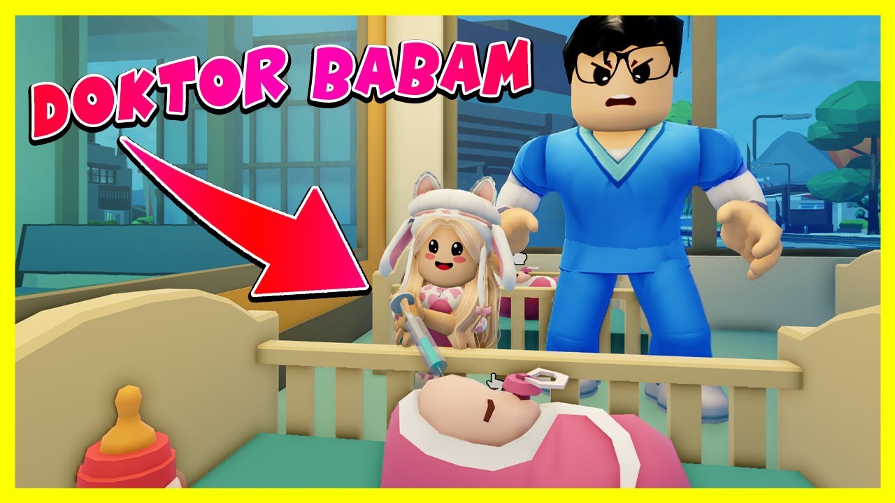 DOKTOR BABAMA YARDIM ETTİM ( ÇILDIRDI ) ROBLOX KOMİK HİKAYE ROLAPLEY | KÜBRA NİSA HAN KANAL
