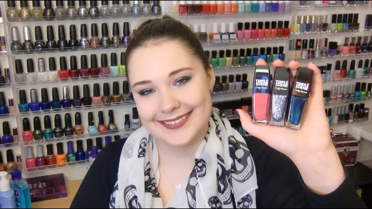 Sally Hansen Triple Shine Nail Polish Review and Swatches