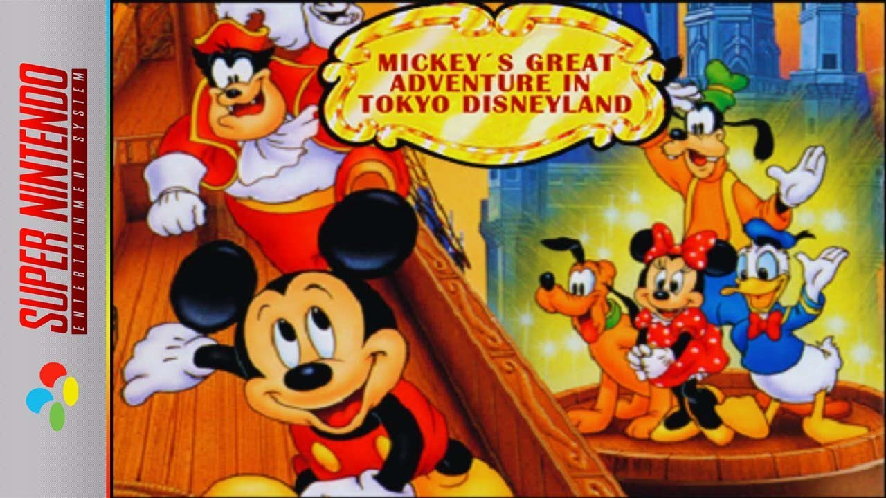 Mickey no tokyo disneyland daibouken (Snes) - Gameplay de (Mauh Gamer)