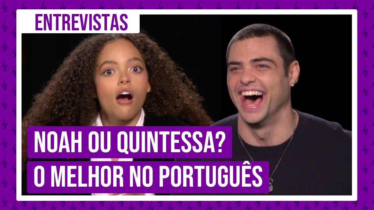 Adão Negro: Noah Centineo ensina português para Quintessa Swindell