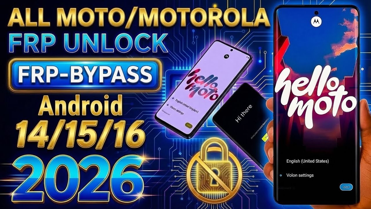 2026 All Motorola FRP BYPASS 😱 Android 13/14/15/16 | No PC | Moto FRP Bypass