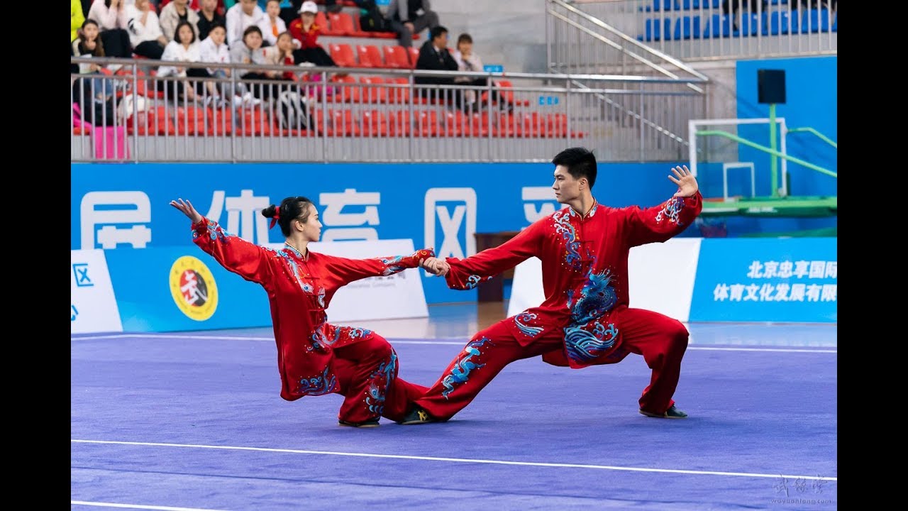 Double Taijiquan 混合双人太极拳 第7名 福建 高浩楠 童 心 9.34分 2019年全国武术套路冠军赛（传统项目）