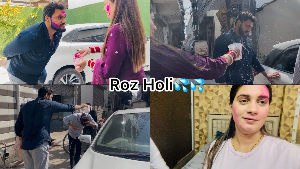 Manish ke sth khli Holi...💦💦