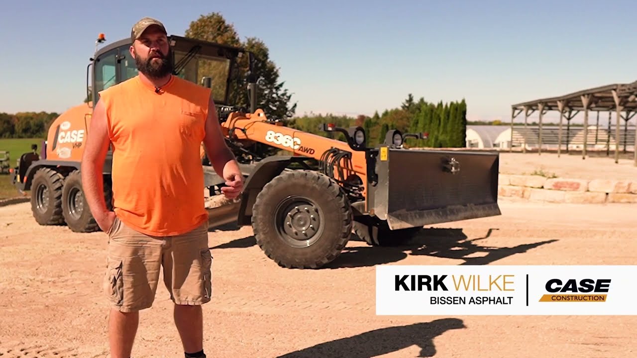 Europe: CASE Customer Testimonial - Bissen Asphalt - 836C Motor Grader
