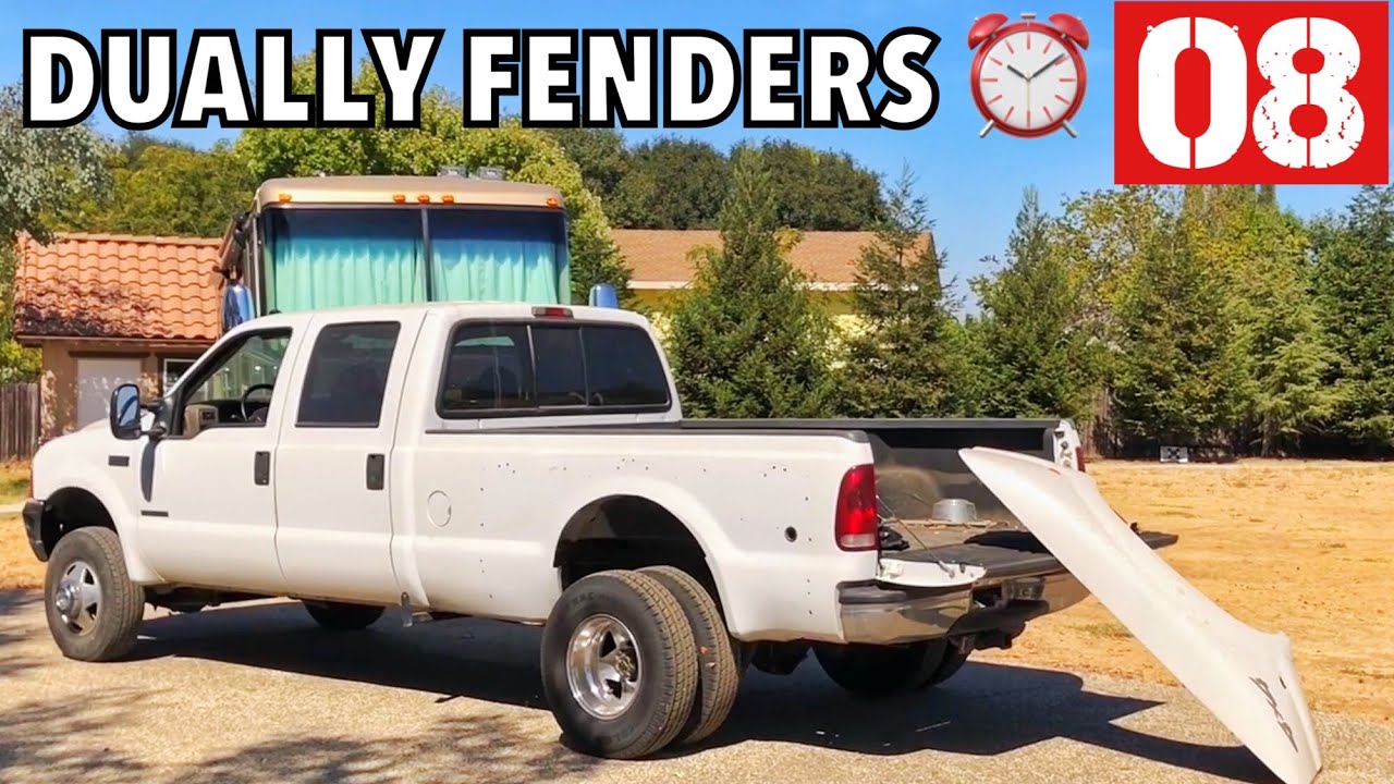 Part 8 - 2001 F350 Project - Dually Fenders install