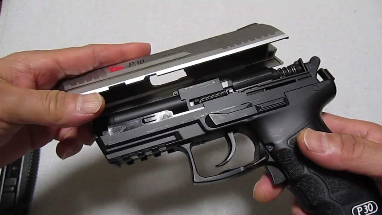 電動ブローバックフルオート　HK　P30　ピニオンギア交換