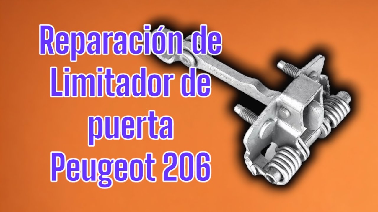 Reparar limitador tope de puerta, peugeot 206.