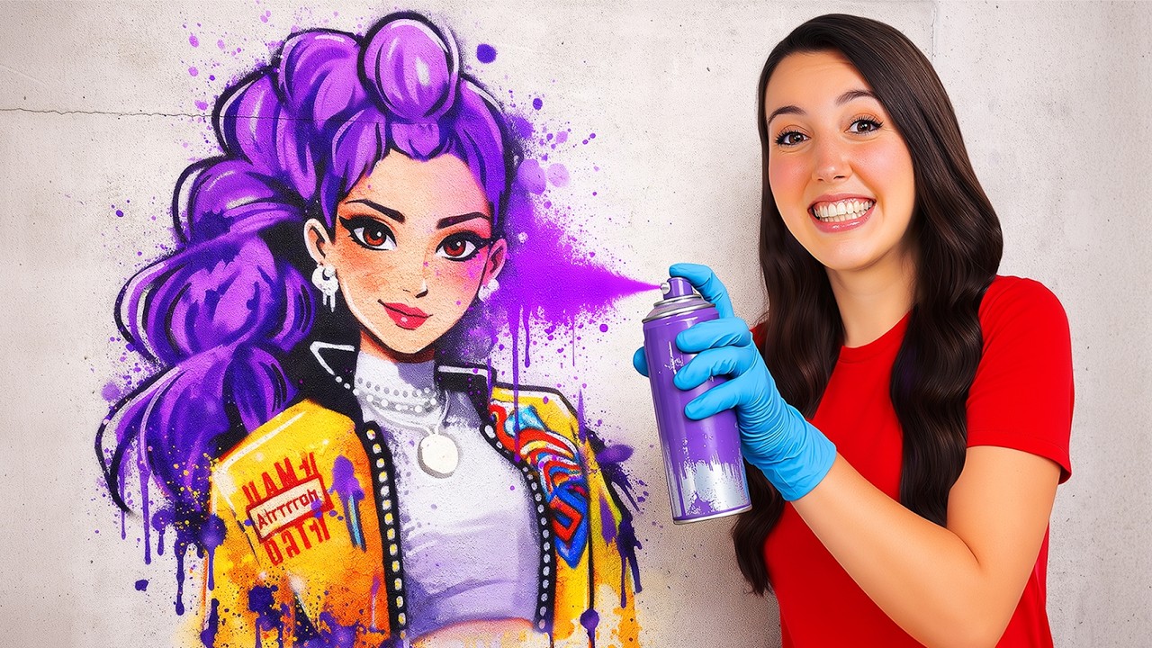 اللي يرسم أحلى غرافيتي على الحيط يفوز ضد دكتور تيموتي! 🎨