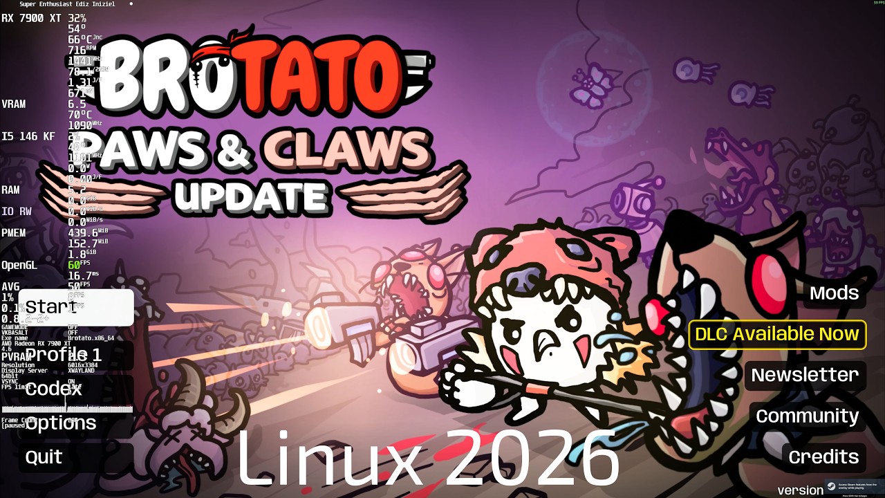 Brotato In 2026 On Linux