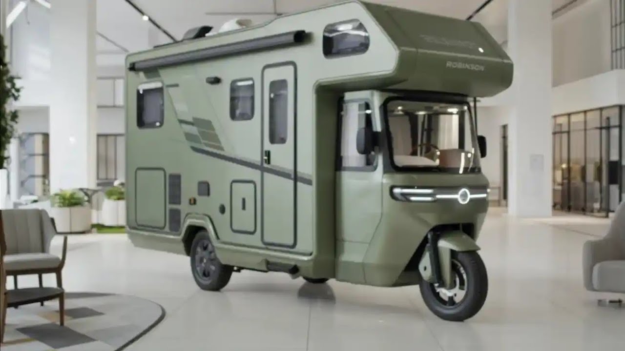  2026 Tricycle RV Camper | Futuristic 3-Wheel Adventure Home on the Road
