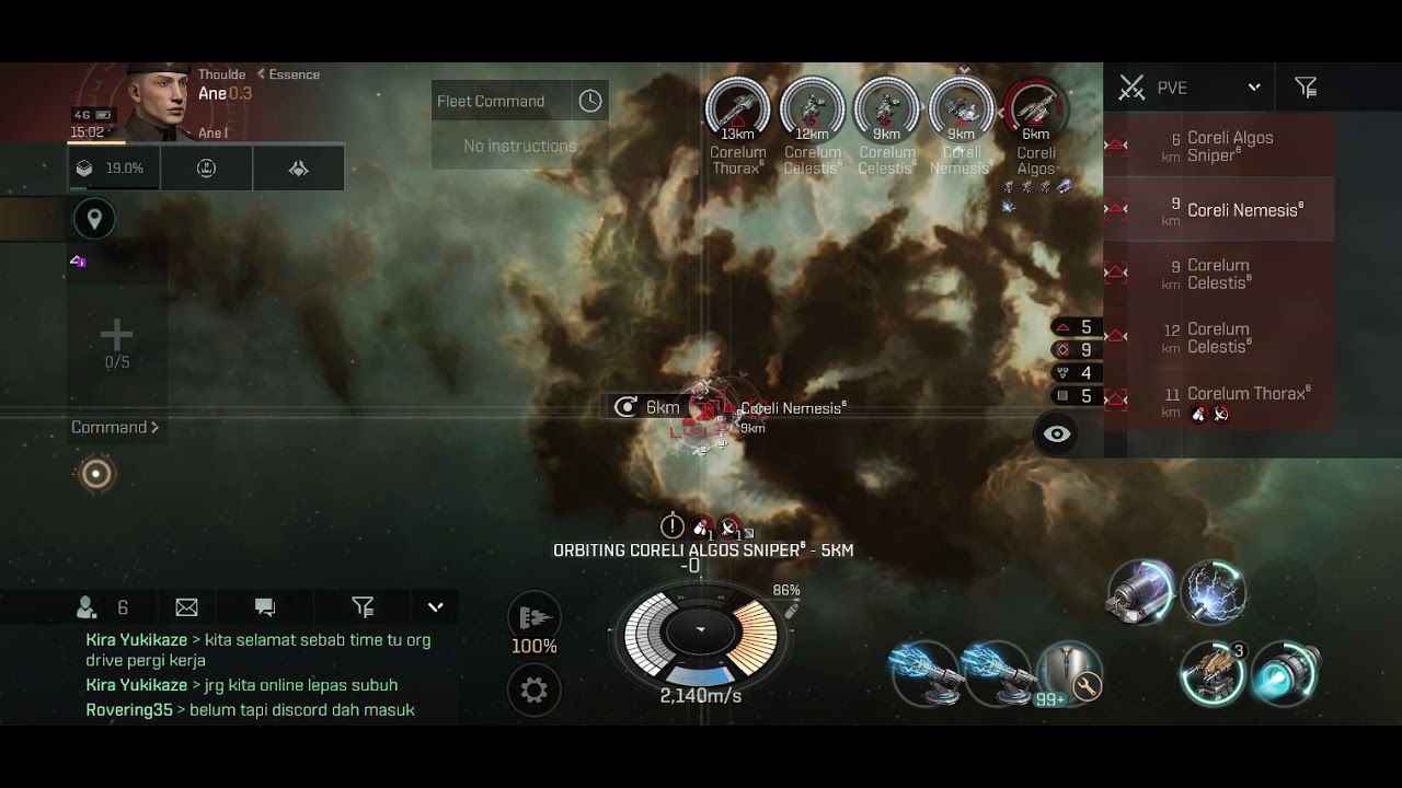 (Eve echoes)Solo dramiel ssd part 1...cara speed tank yg btol