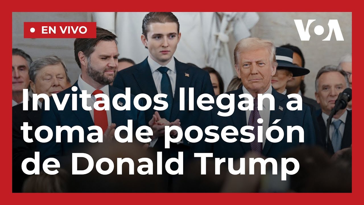 Invitados empiezan a llegar a la toma de posesión de Donald Trump en el Congreso de EEUU