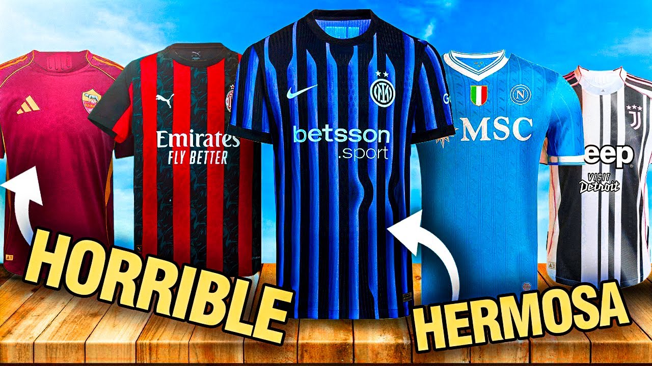 TIERLIST DE LAS CAMISETAS DE LA SERIE A 25/26