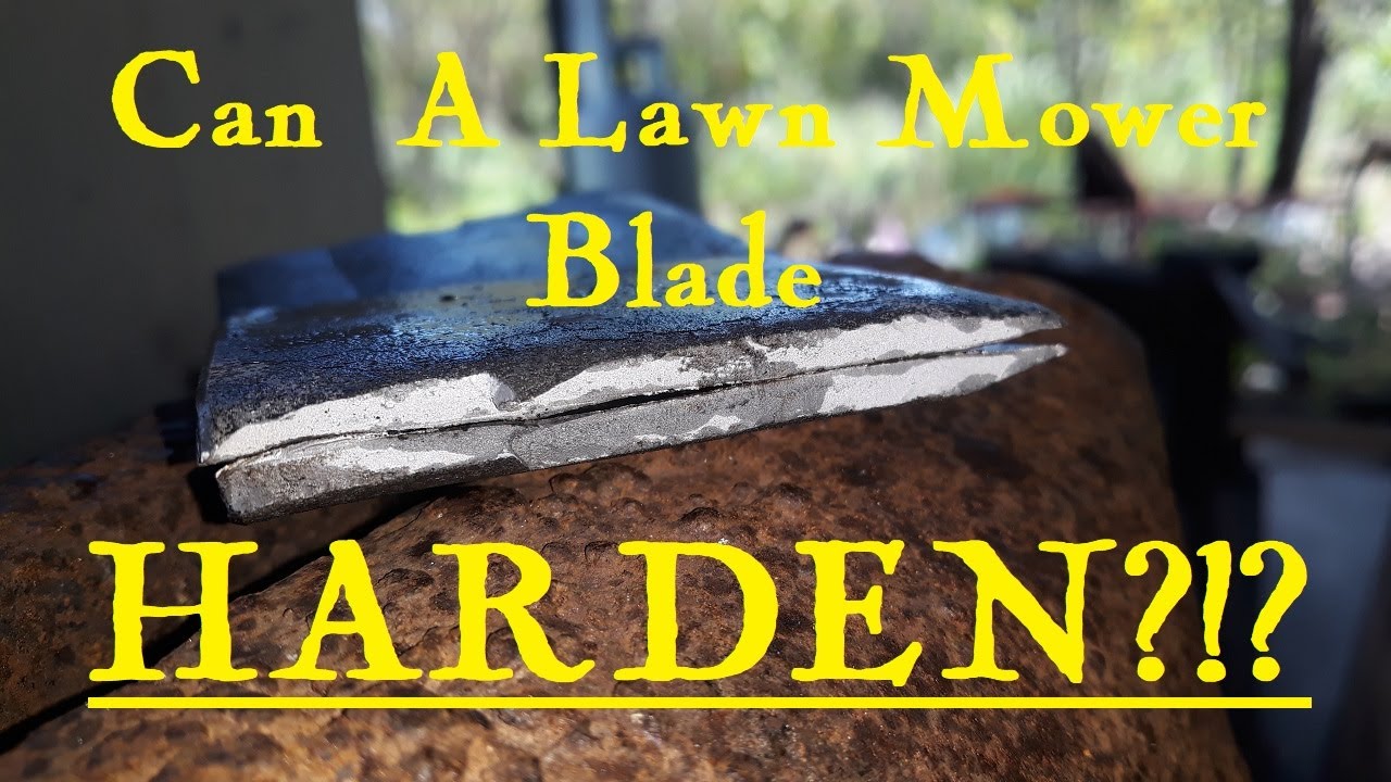 Steel Test Lawn mower Blade