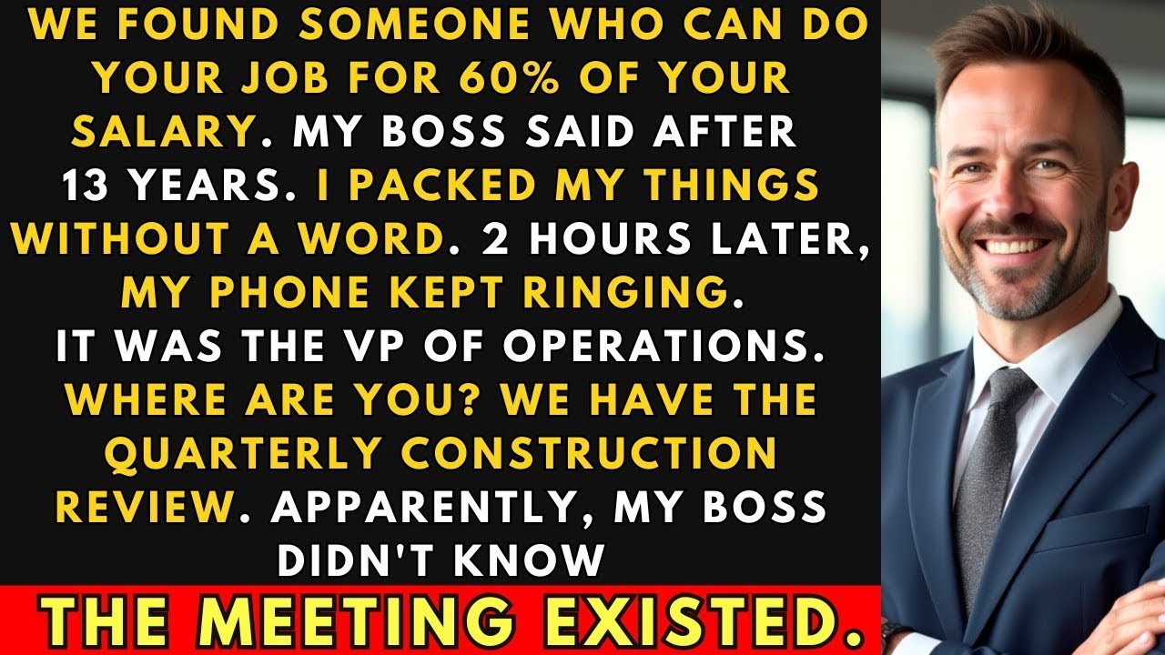My Boss Fired Me After 13 Years, Said He Found Someone Better - Then His Boss Called |Office Revenge