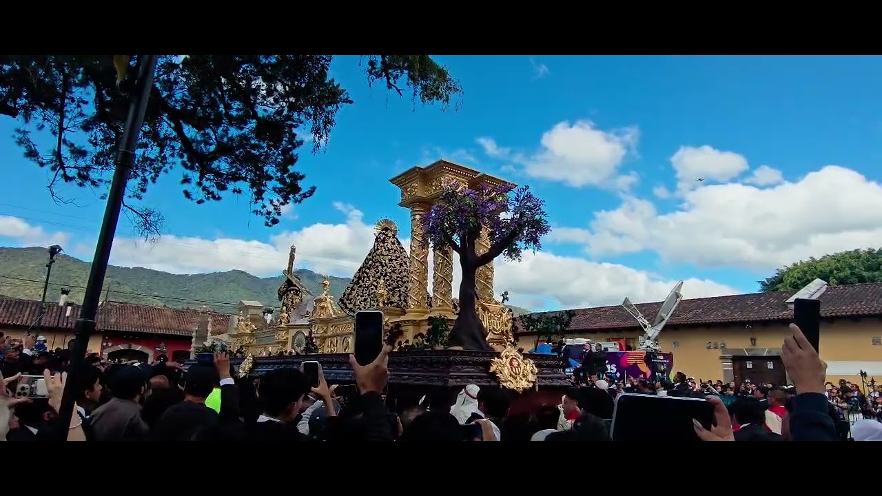 Procesión Jesús nazareno de la Merced Antigua Guatemala 