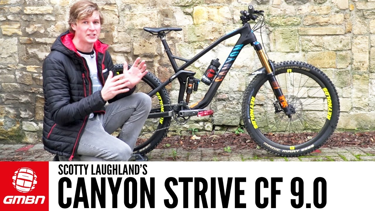 Scotty Laughland's Canyon Strive CF 9.0 Race | GMBN Pro Bikes