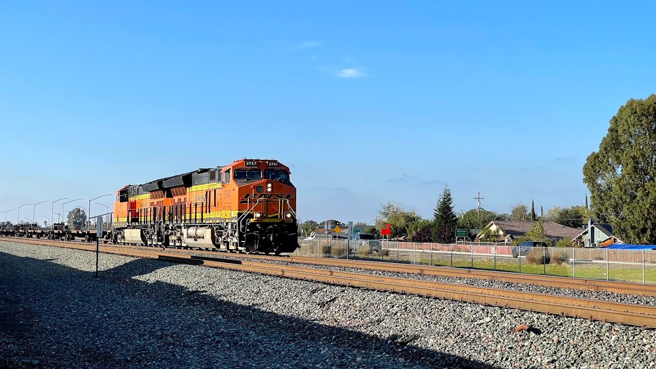 Railfanning the BNSF Stockton Sub with Amtrak & BNSF Trains in Escalon, Modesto, & Stockton, CA!
