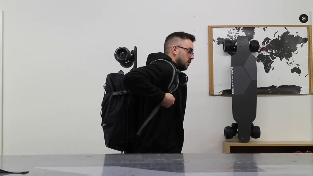 Slick Revolution Electric Skateboard Backpack | Full Overview