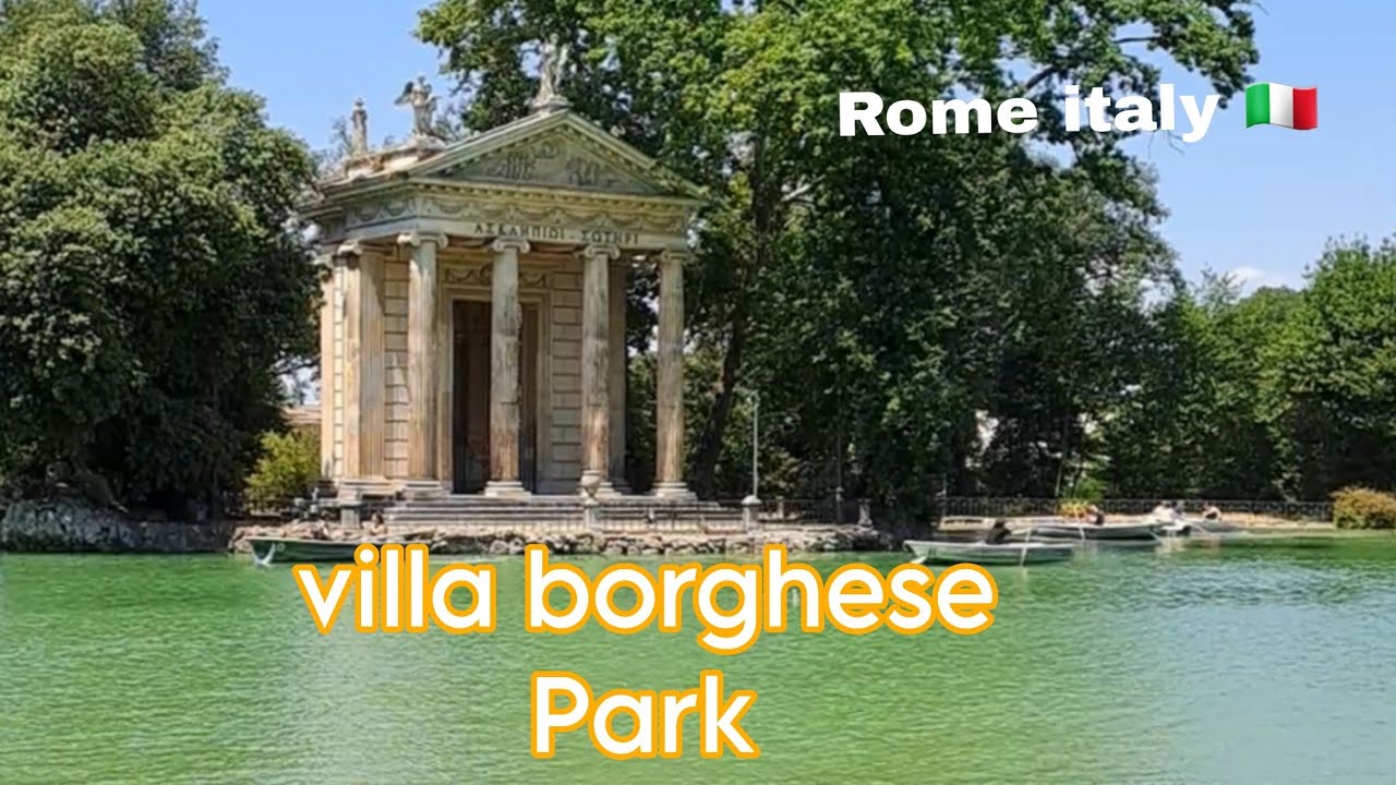 Wandering Around in the Villa Borghese  Park