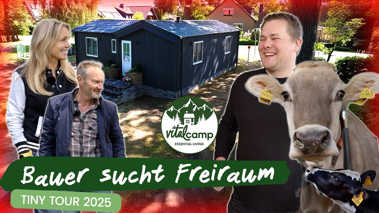 Milchbauer Arne im Tiny House auf seinem Bauernhof. Folge 8. Tiny-Tour 2025.