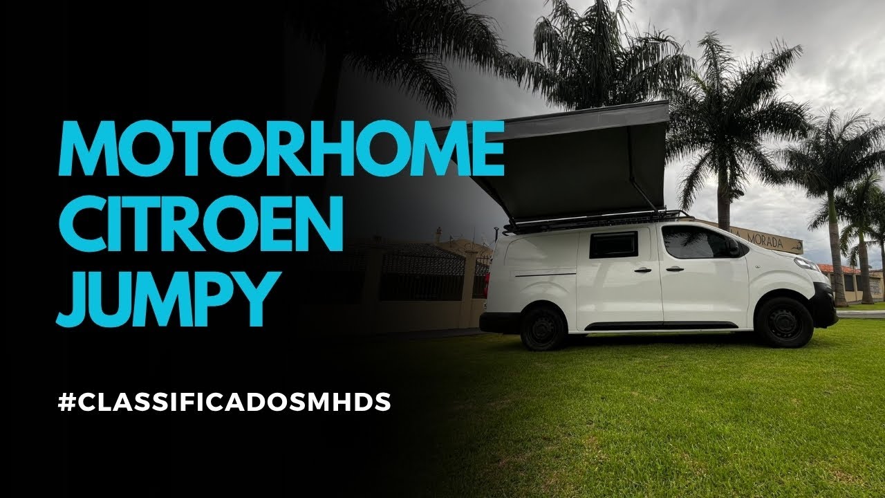 🚐 Motorhome Citroën Jumpy 2019/2023 – Compacto, moderno e cheio de autonomia! 🌟✨