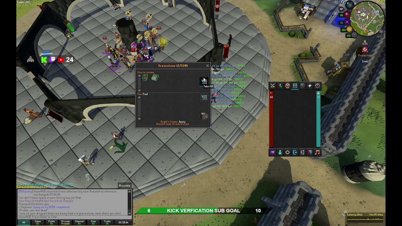 🔝🪦We’re MOVING TO B4 TODAY 🪦🔝in Deadman Mode OSRS ⚰️🪦 New community!