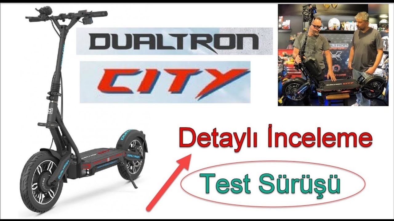 Dualtron City Elektrikli Scooter Detaylı İnceleme ve Test Sürüşü