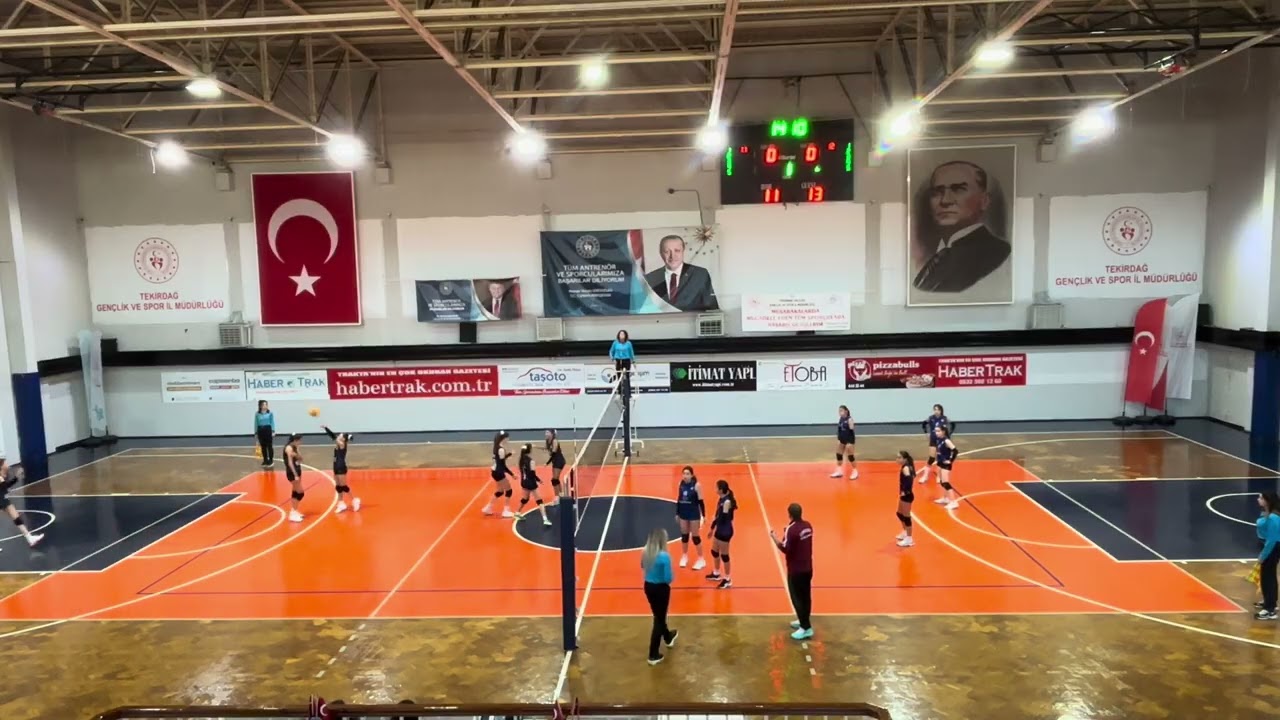 SET59-&Ccedil;ERKEZK&Ouml;Y VOLEYBOL AKADEMİ Midi Kızlar Yarın Final Grubu 13.12.2025