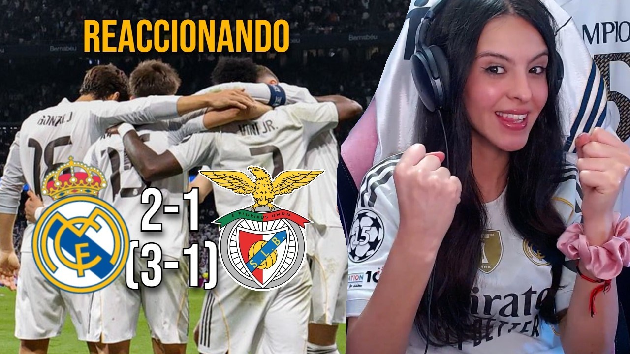 REACCIONES DE UN HINCHA al Real Madrid vs Benfica 2-1 *VAMOS A OCTAVOS*