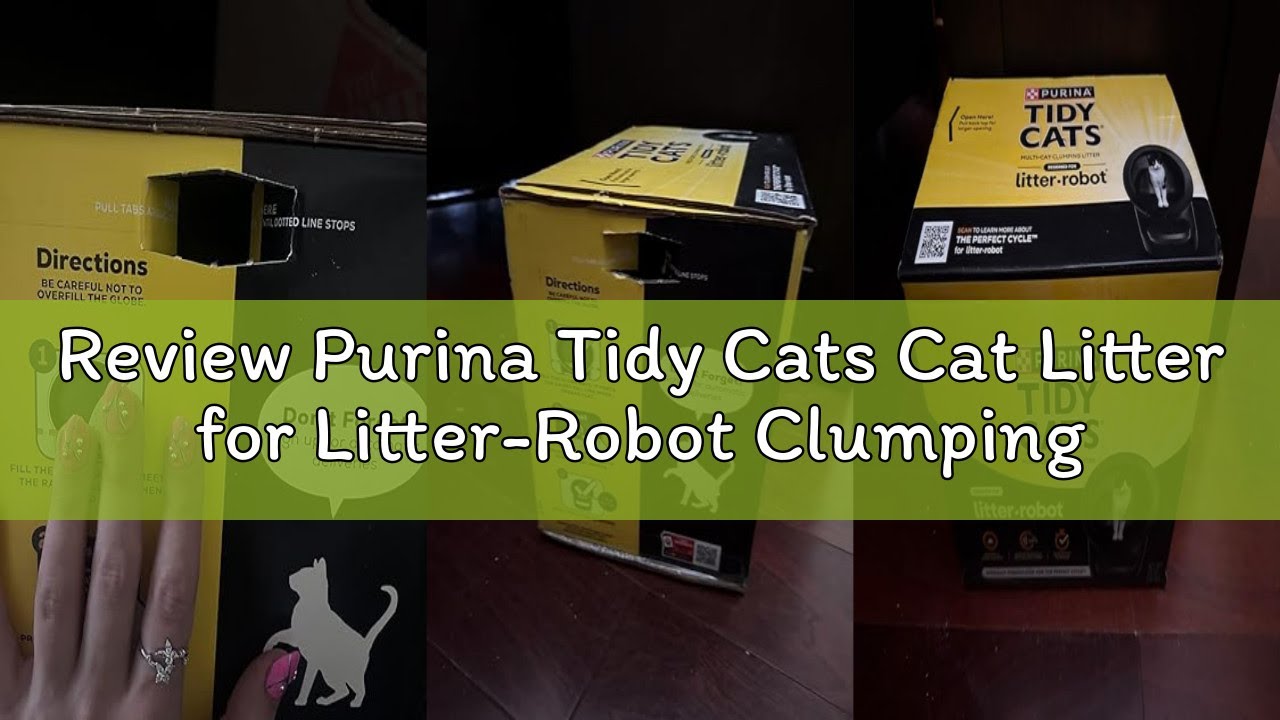 Review Purina Tidy Cats Cat Litter for Litter-Robot Clumping Cat Litter Odor Control Formula - 22 lb