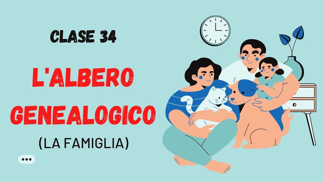 Clase 34: L'ALBERO GENEALOGICO