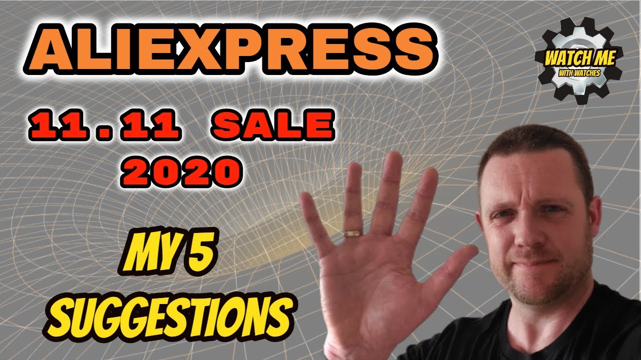 ALIEXPRESS SALE. 11.11 2020 sale coming soon. Here are my 5 suggestions.