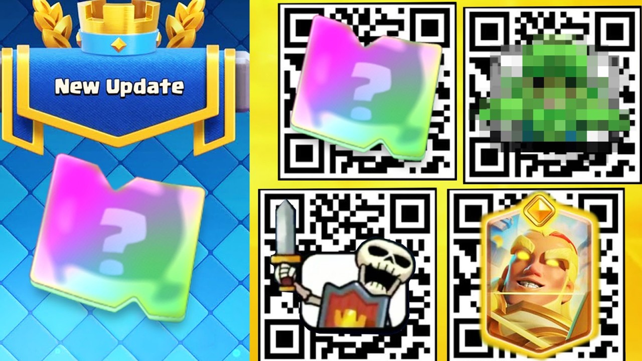 Выпущен новый QR-код! Все обновленные рабочие QR-коды доступны бесплатно для всех! - Clash Royale