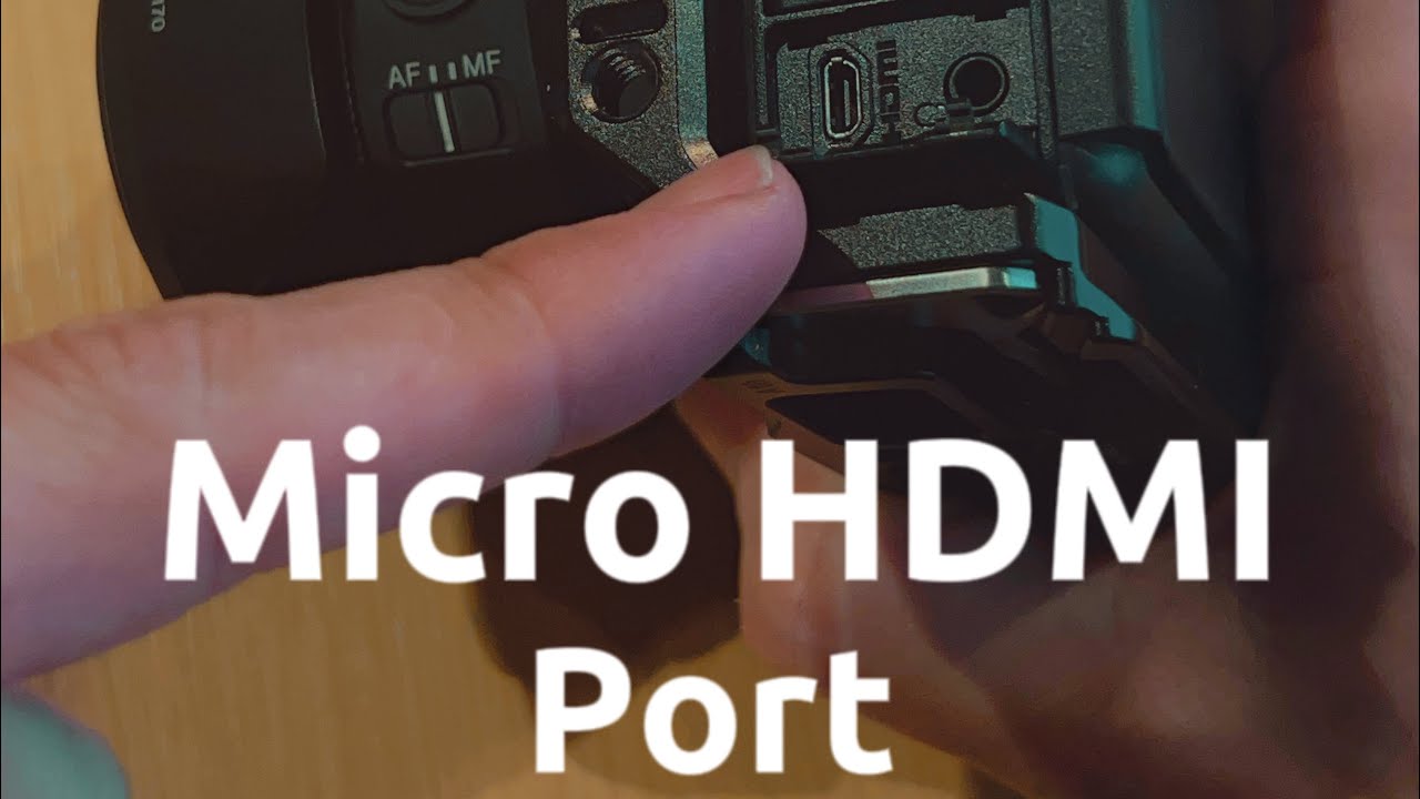 Sony ZV-E1 HDMI port protection