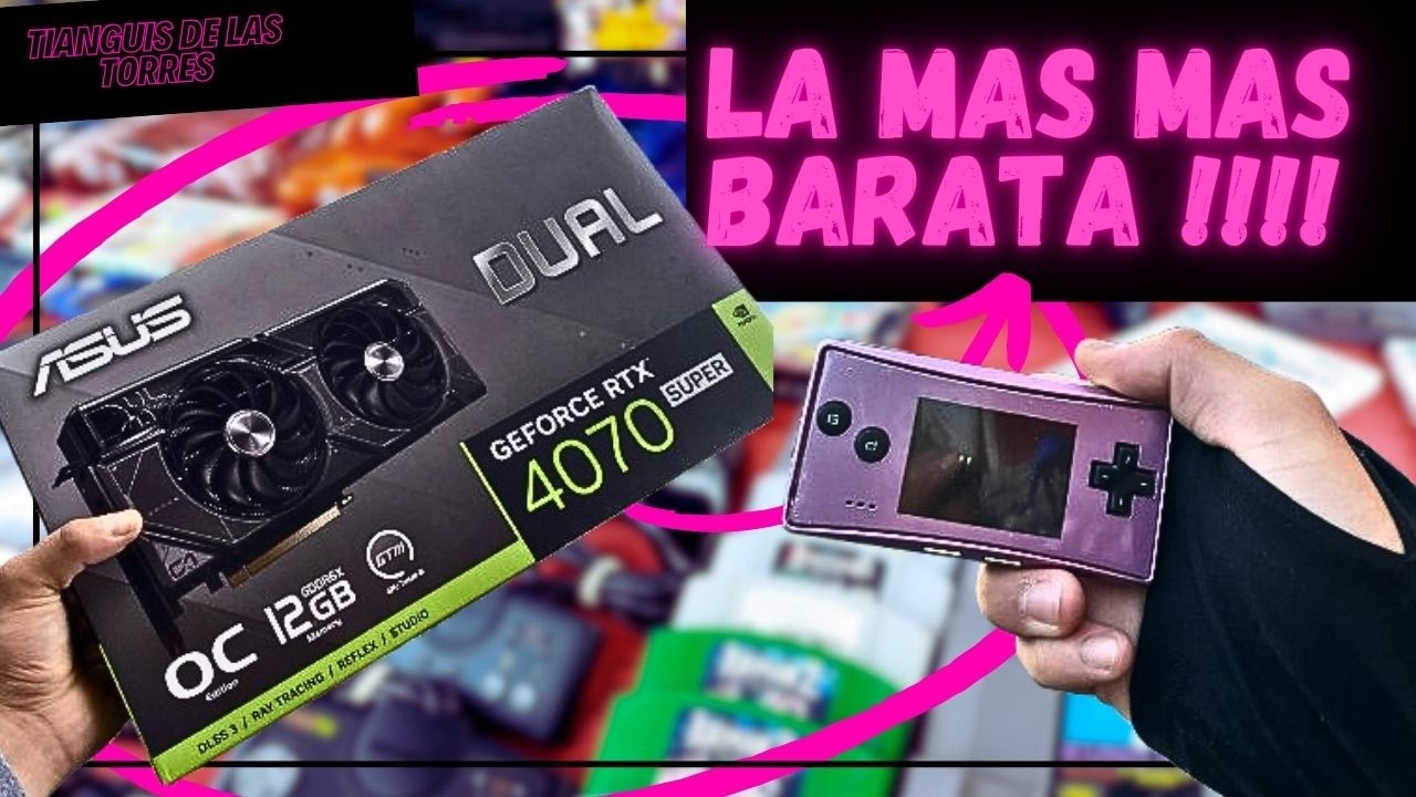 COMPRE LA TARJETA GRAFICA MAS BARATA  DEL TIANGUIS//// UN GAMEBOY MICRO PERO ESTO PASO...
