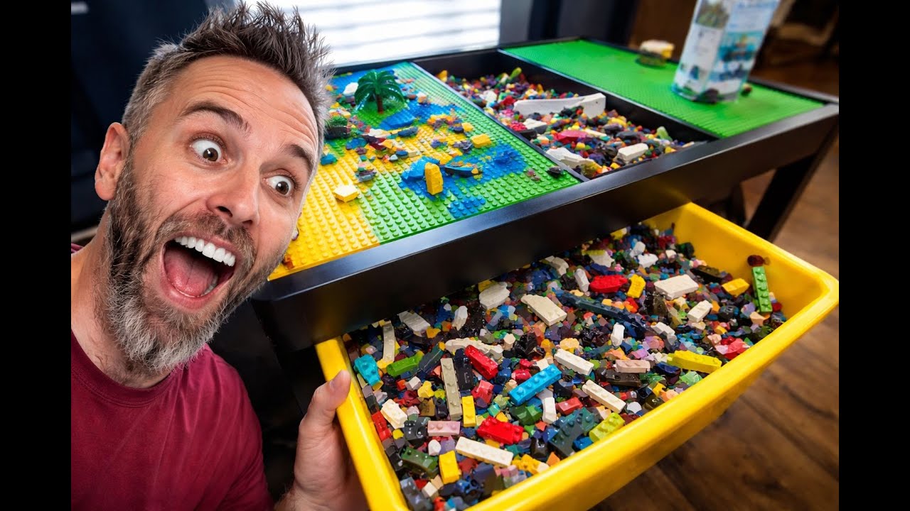 UTEX KIDS Table: Ultimate Lego Playground and Organizer!
