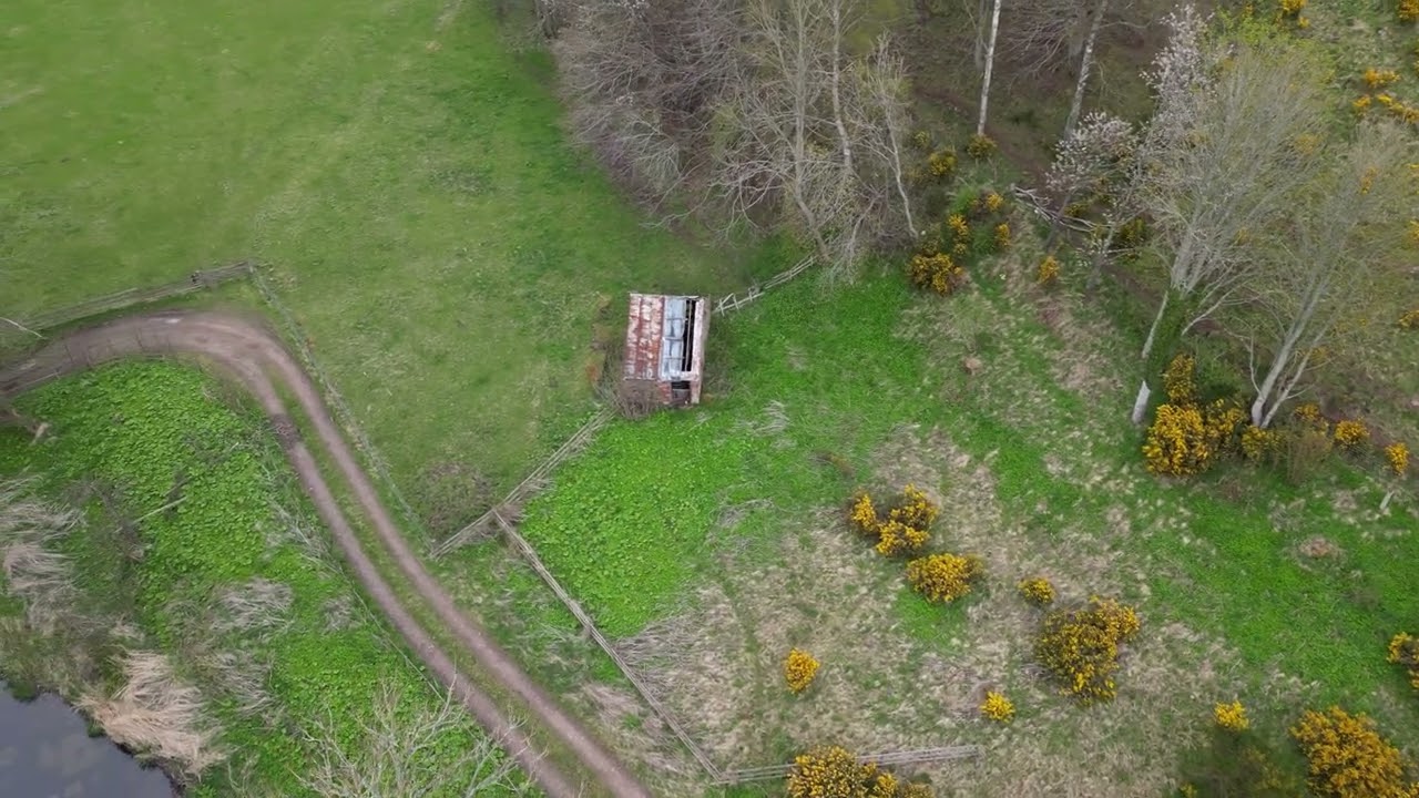 Ancrum Old Churchyard and ruins of the old Lintmill