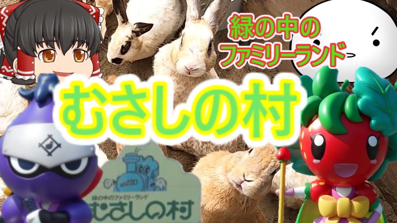 【埼玉遊園地】埼玉・むさしの村・遊園地　埼玉県　ウサギのモフモフ